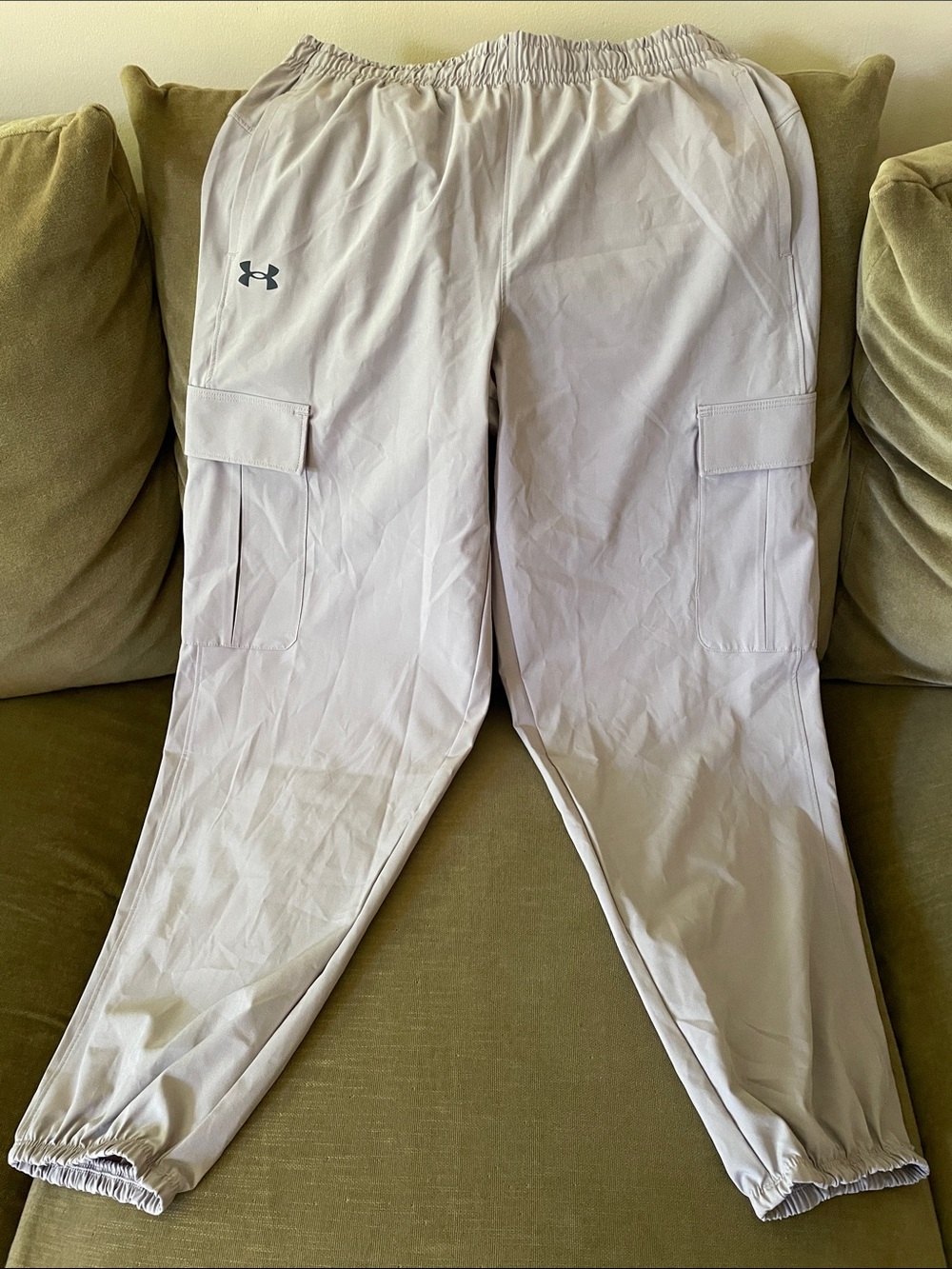 Under Armour Youth Light Gray Cargo Joggers